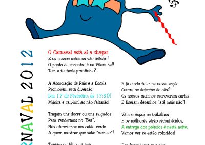 2012 – Cartaz: Festa de Carnaval