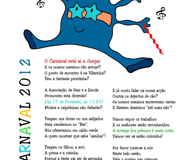 2012 – Cartaz: Festa de Carnaval